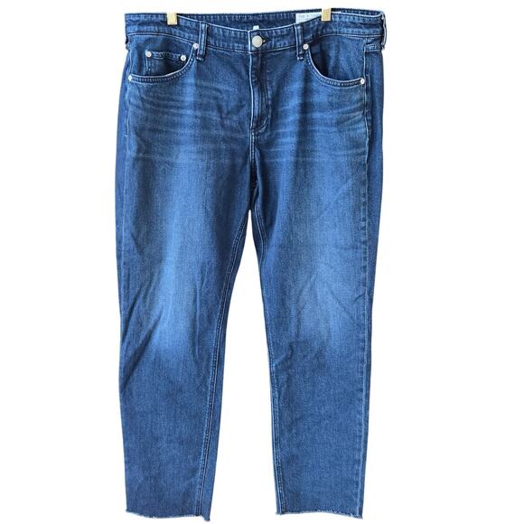 Rag & Bone Dre Slim Boyfriend - Ella Low-Rise Vintage Stretch Jean Size 34 - Picture 1 of 12